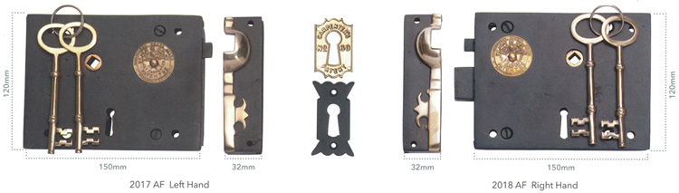 Tradco 2001 Spare Key Suits 2000/2002 Rim Lock 